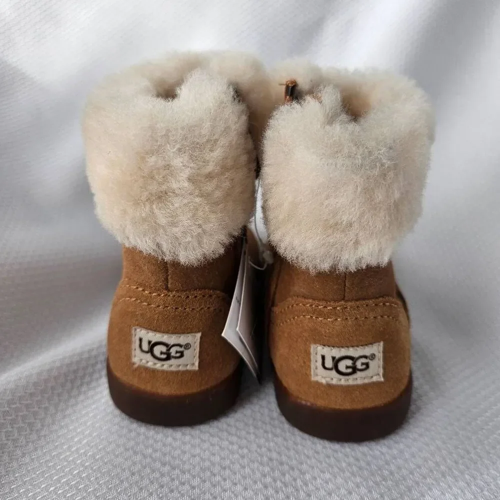 Ugg Toddler Girls Jorie II Boot Size 6 in Chestnut